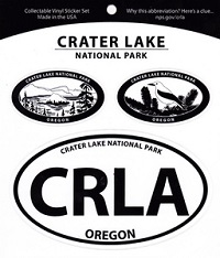   Sticker- 3 Part Crater Lake